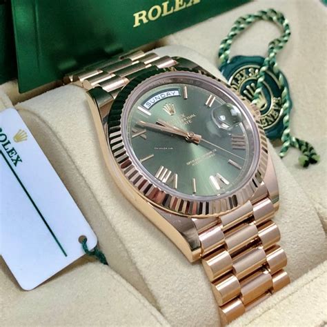 rolex president ii rose gold|Rolex rose gold 40mm president.